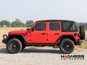 Jeep Wrangler JL Side Steps - Nerf Steps - Rough Country - 4 Door